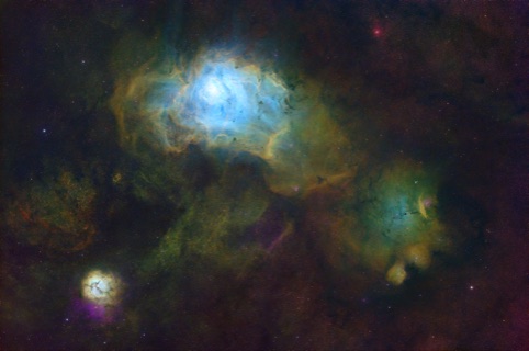 Lagoon Nebula (M8, NGC 6523)